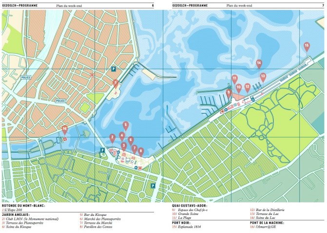 Map Geneva celebrations