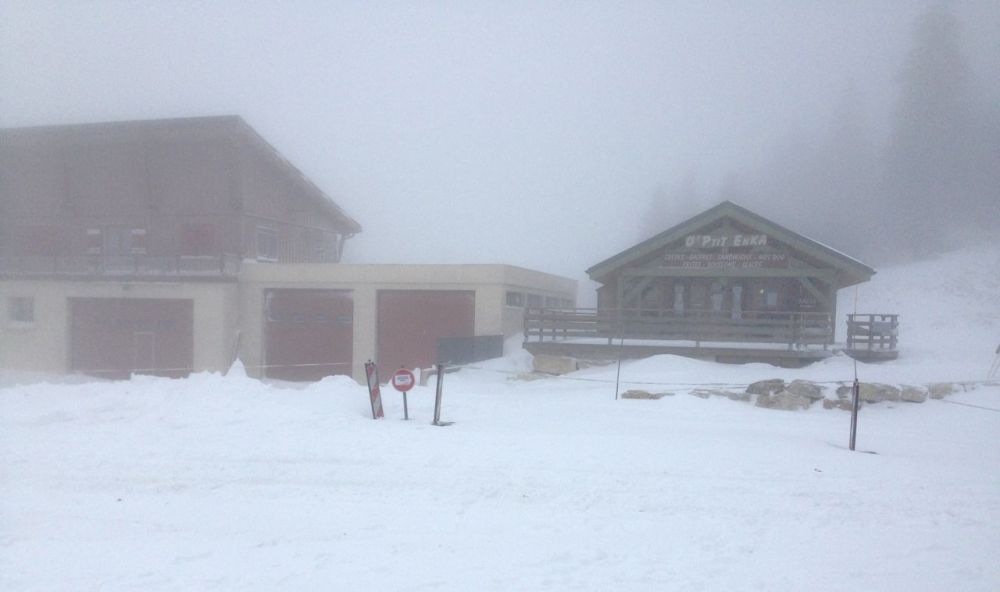 Snow storm over Pays de Gex in France2