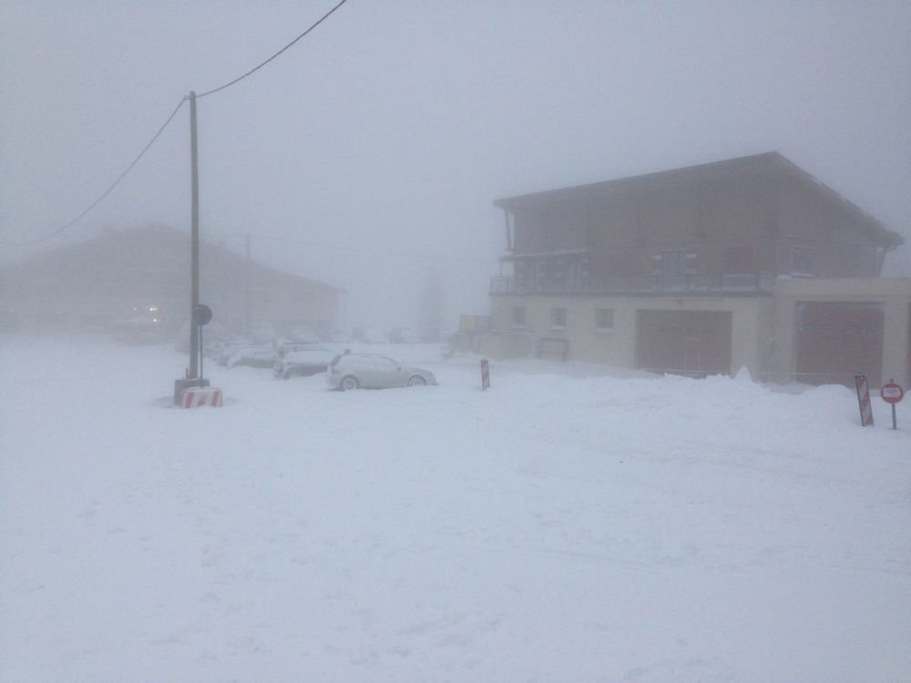 Snow storm over Pays de Gex in France3