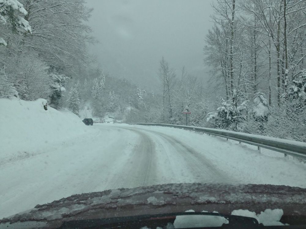 Snow storm over Pays de Gex in France7