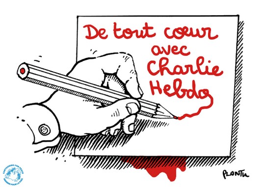 Cartooning for Peace for Charlie Hebdo