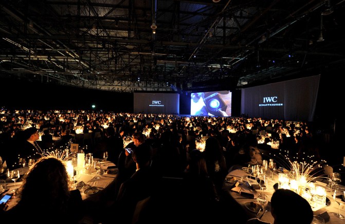IWC Schaffhausen gala in Geneva