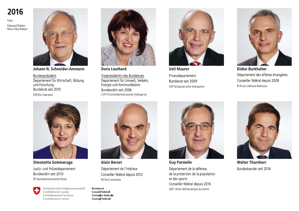 Swiss Federal Council 2016