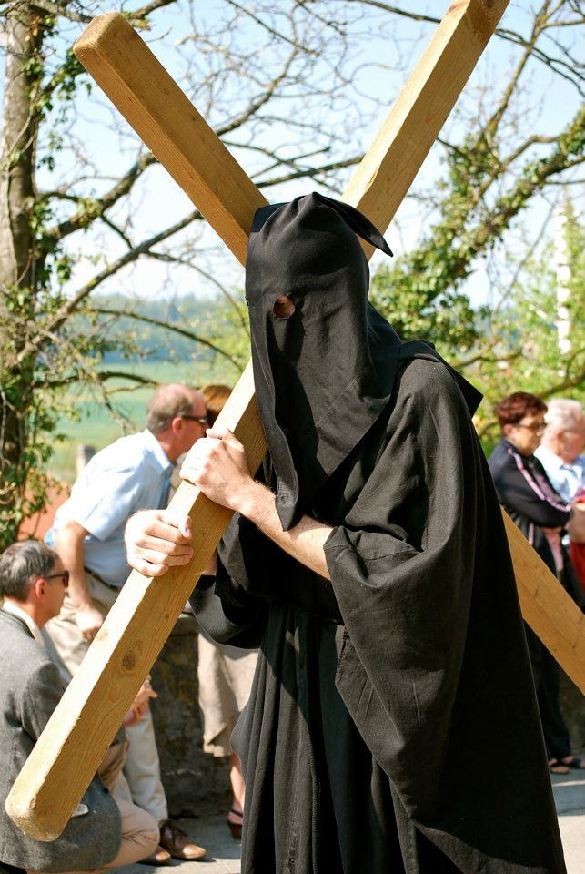 cross bearer good friday in Switzerland